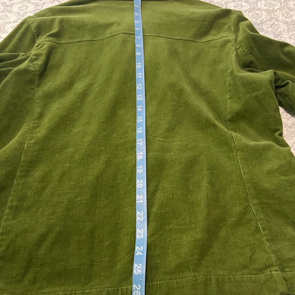 Olive Green Corduroy Jacket - Picture 11 of 13